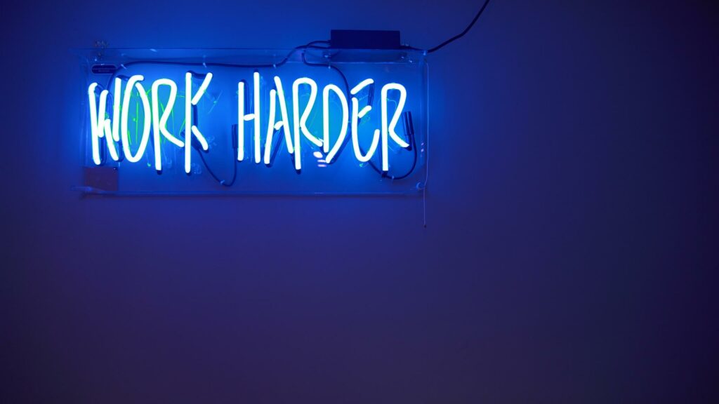 Harte Arbeit