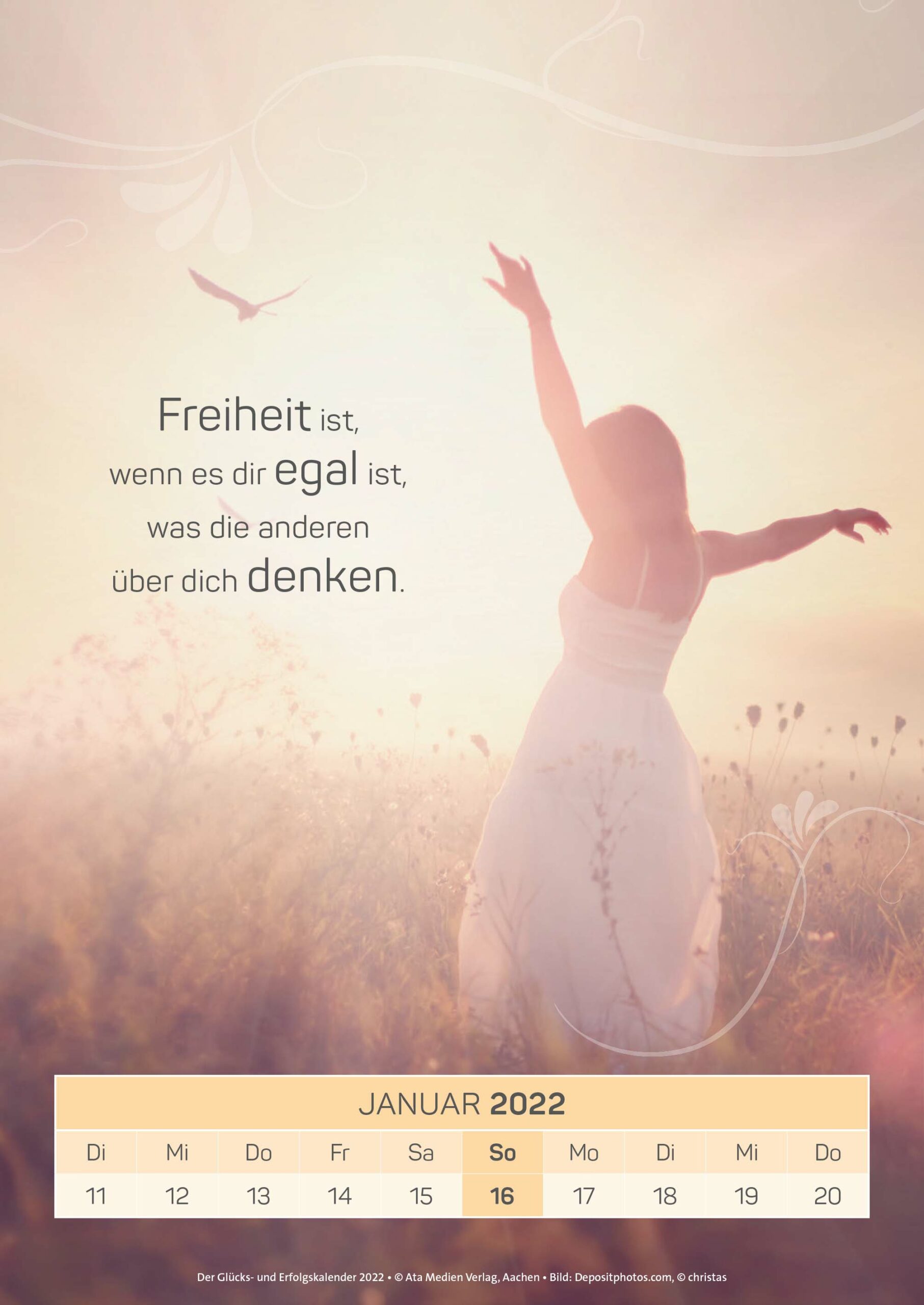 Der Glücks- und Erfolgskalender 2022
