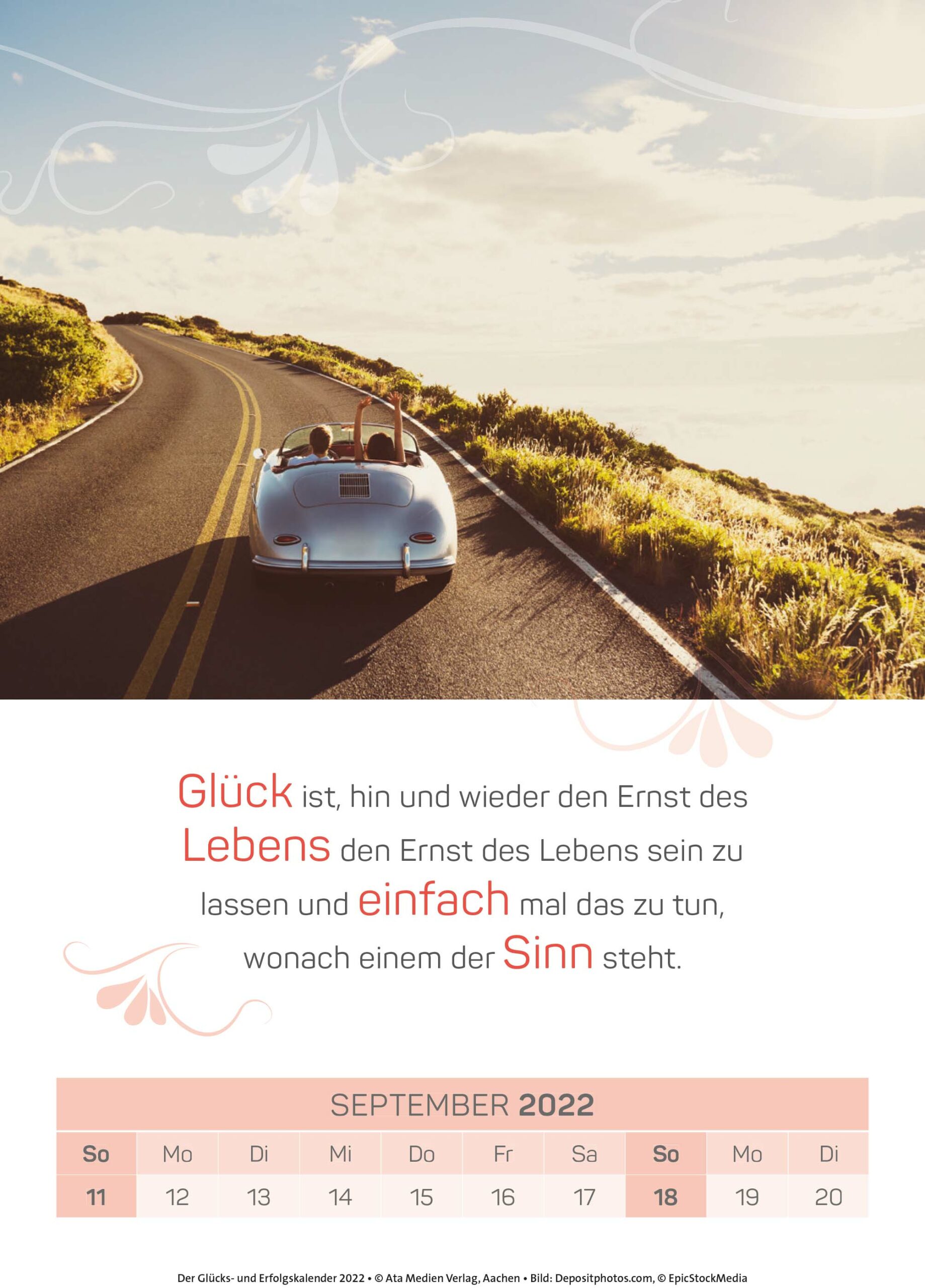 Der Glücks- und Erfolgskalender 2022